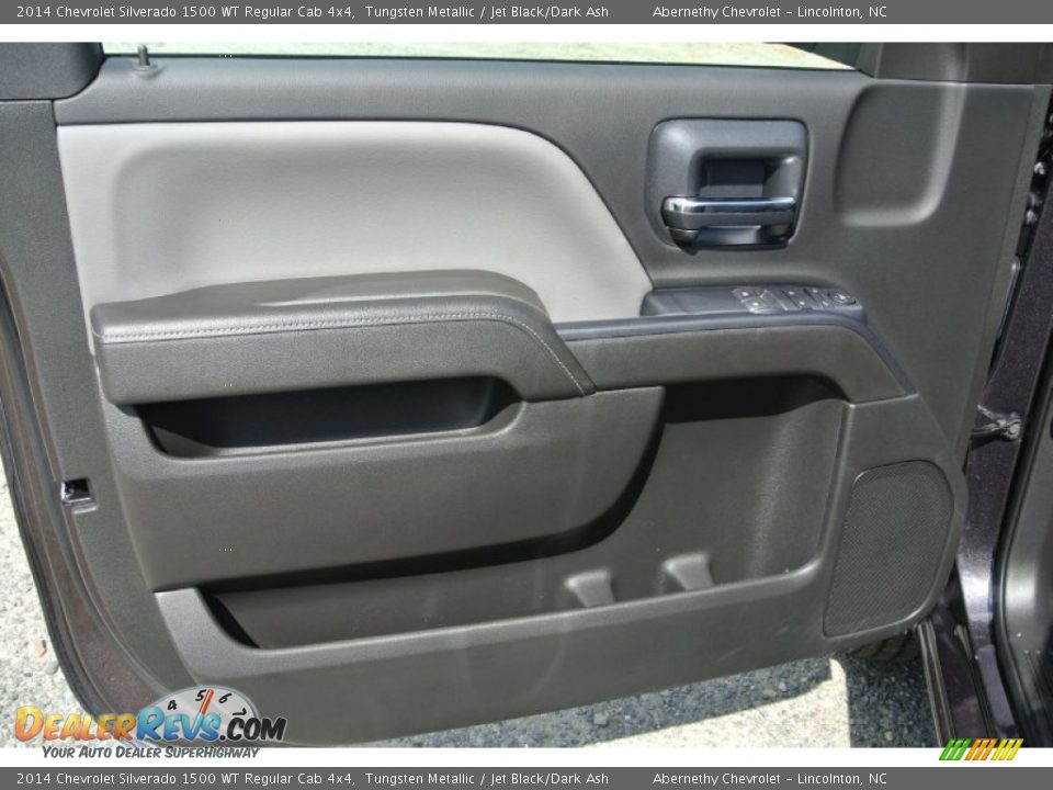 2014 Chevrolet Silverado 1500 WT Regular Cab 4x4 Tungsten Metallic / Jet Black/Dark Ash Photo #9
