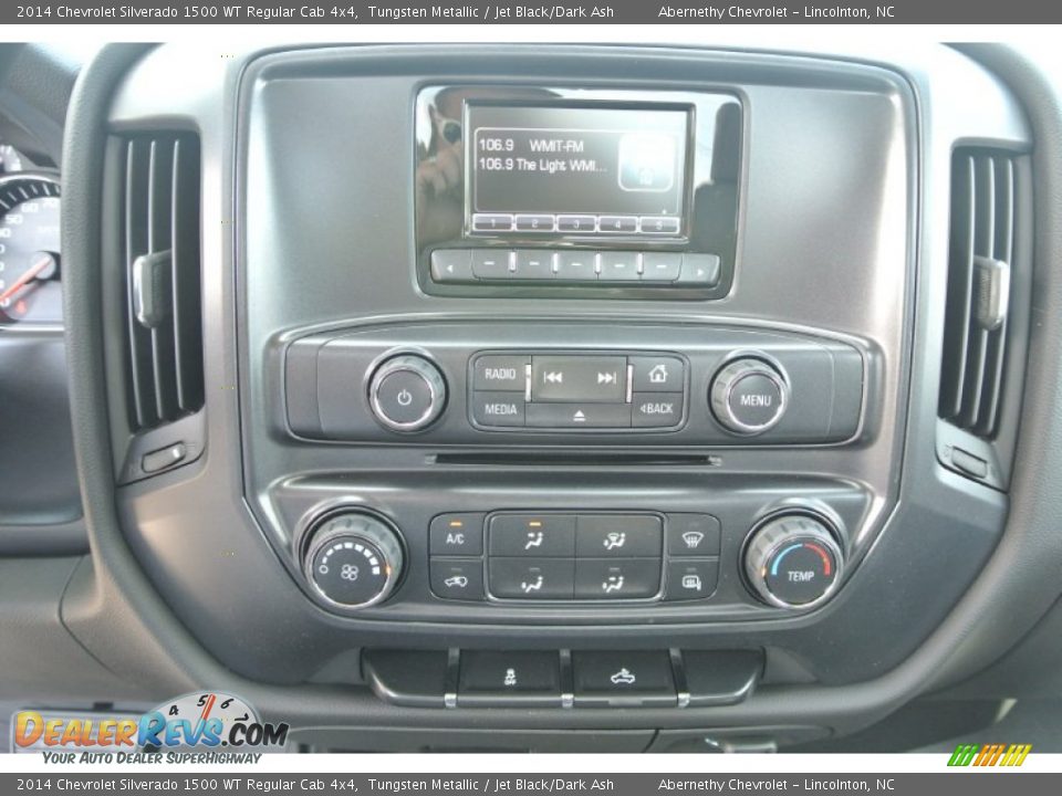 2014 Chevrolet Silverado 1500 WT Regular Cab 4x4 Tungsten Metallic / Jet Black/Dark Ash Photo #12