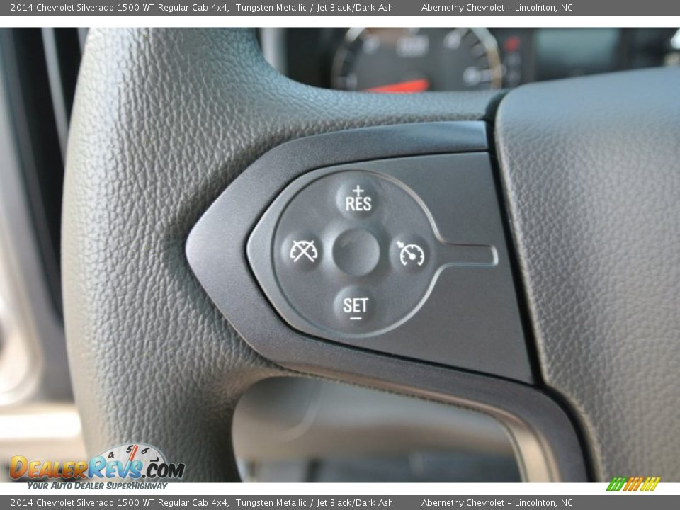 2014 Chevrolet Silverado 1500 WT Regular Cab 4x4 Tungsten Metallic / Jet Black/Dark Ash Photo #13