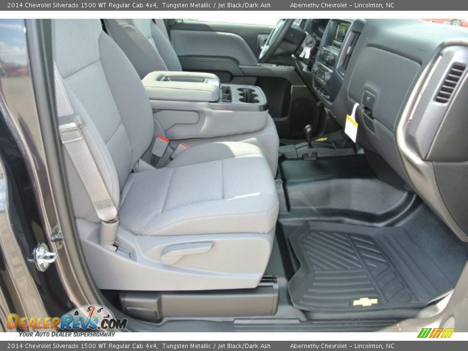 2014 Chevrolet Silverado 1500 WT Regular Cab 4x4 Tungsten Metallic / Jet Black/Dark Ash Photo #16