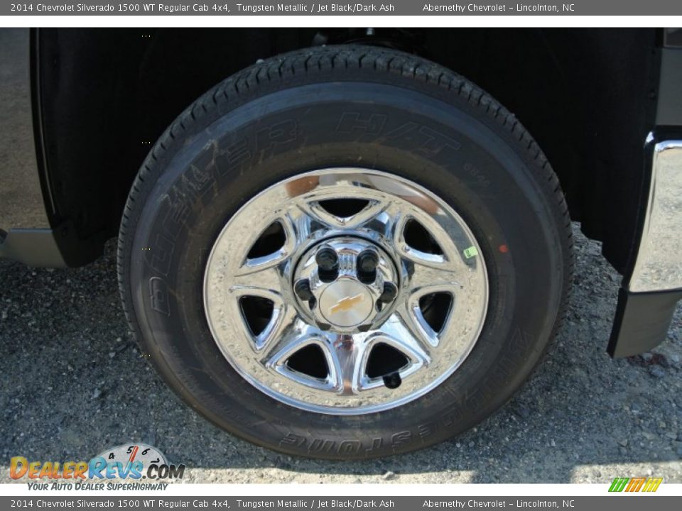 2014 Chevrolet Silverado 1500 WT Regular Cab 4x4 Tungsten Metallic / Jet Black/Dark Ash Photo #18