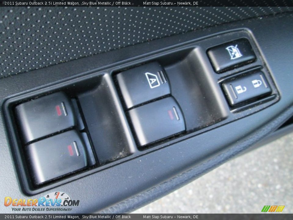 2011 Subaru Outback 2.5i Limited Wagon Sky Blue Metallic / Off Black Photo #13