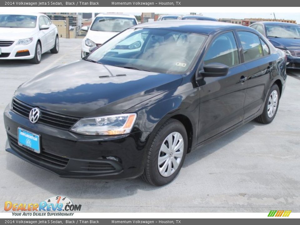 2014 Volkswagen Jetta S Sedan Black / Titan Black Photo #3