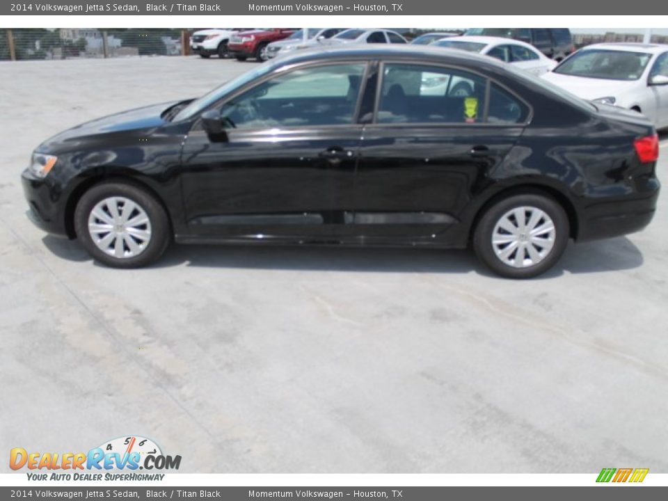 2014 Volkswagen Jetta S Sedan Black / Titan Black Photo #5
