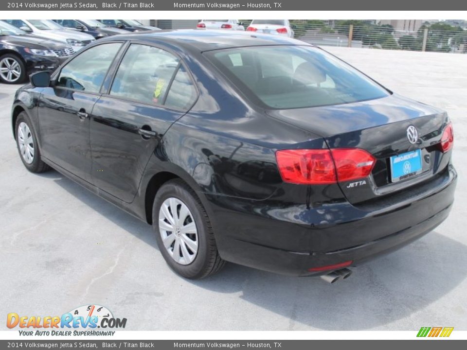2014 Volkswagen Jetta S Sedan Black / Titan Black Photo #6