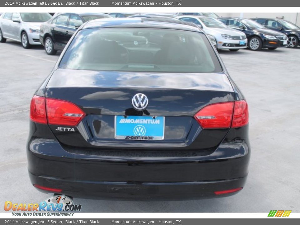 2014 Volkswagen Jetta S Sedan Black / Titan Black Photo #7