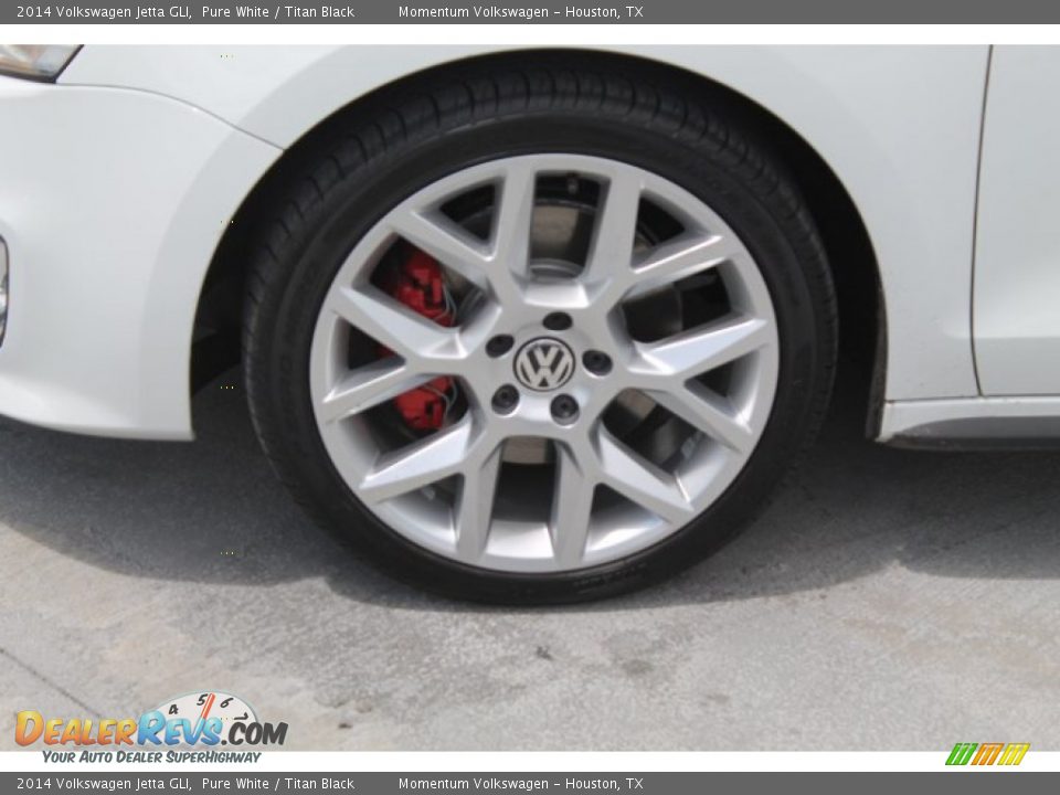 2014 Volkswagen Jetta GLI Pure White / Titan Black Photo #4