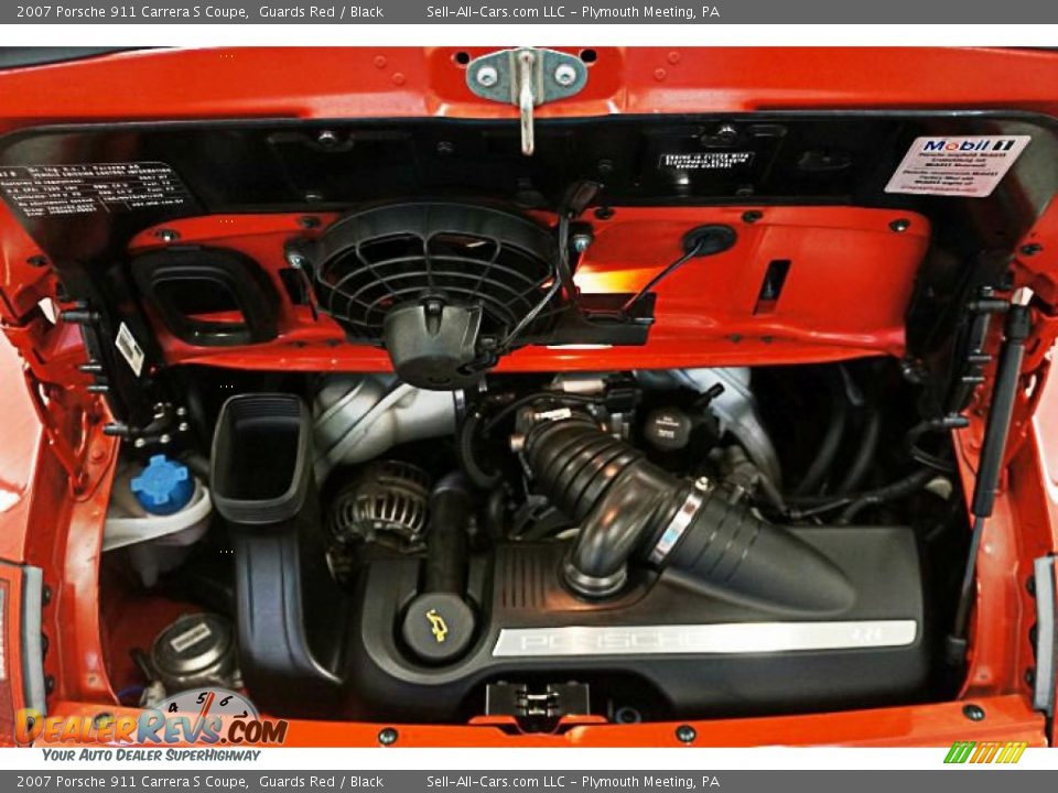 2007 Porsche 911 Carrera S Coupe 3.8 Liter DOHC 24V VarioCam Flat 6 Cylinder Engine Photo #10