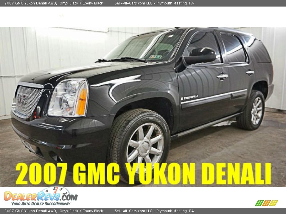 2007 GMC Yukon Denali AWD Onyx Black / Ebony Black Photo #1