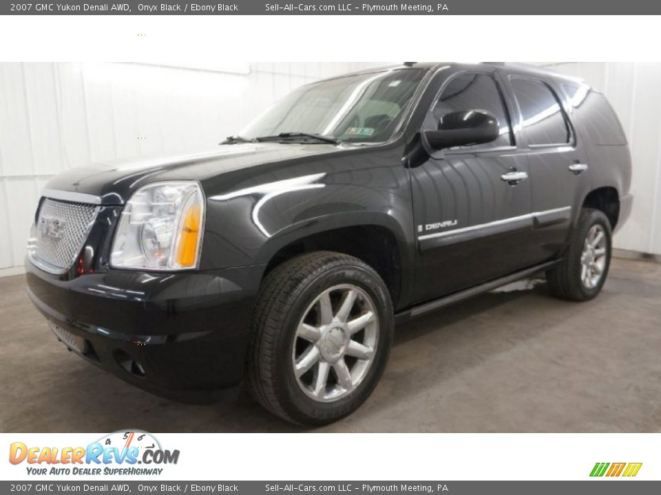 2007 GMC Yukon Denali AWD Onyx Black / Ebony Black Photo #14