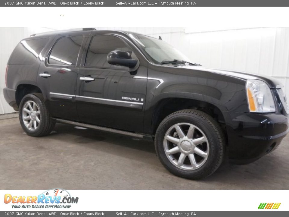 2007 GMC Yukon Denali AWD Onyx Black / Ebony Black Photo #18