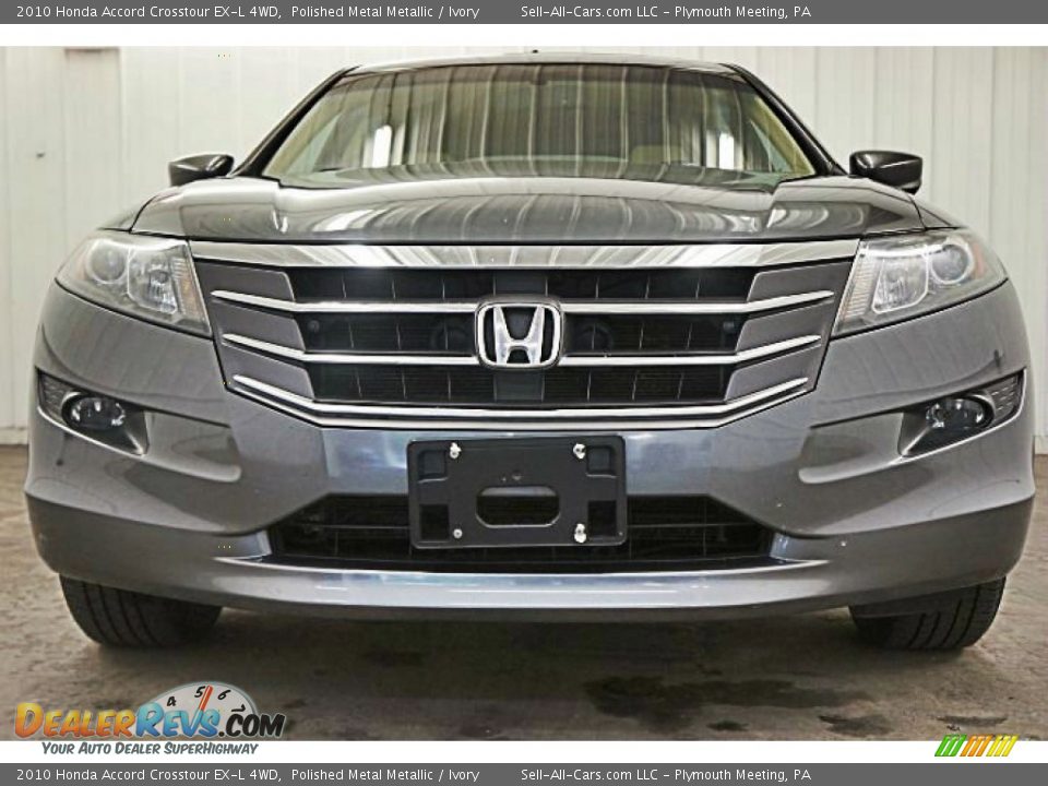 2010 Honda Accord Crosstour EX-L 4WD Polished Metal Metallic / Ivory Photo #3