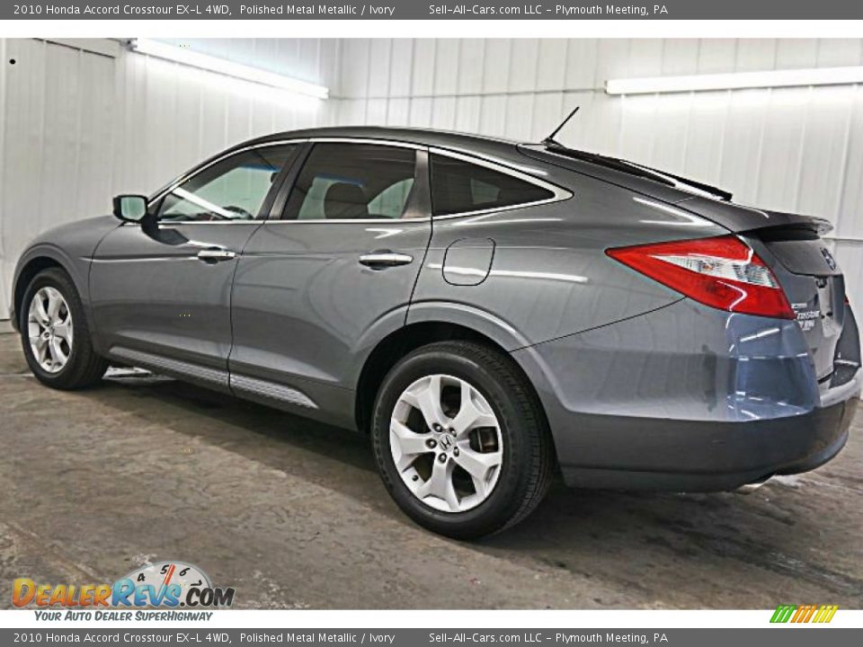 2010 Honda Accord Crosstour EX-L 4WD Polished Metal Metallic / Ivory Photo #7