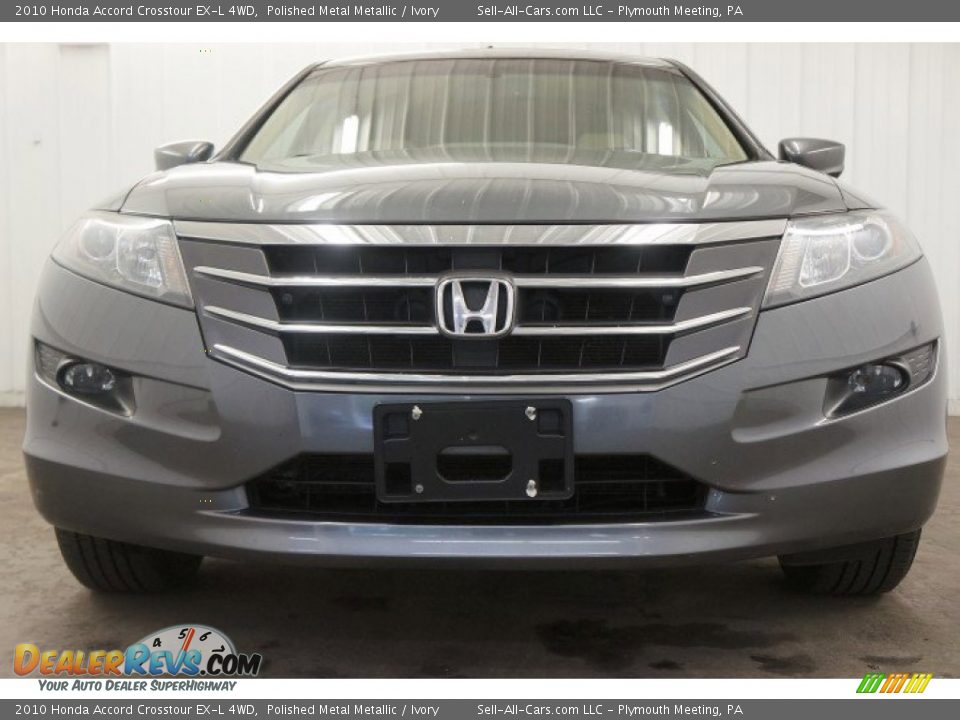 2010 Honda Accord Crosstour EX-L 4WD Polished Metal Metallic / Ivory Photo #12