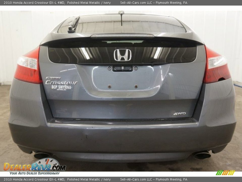 2010 Honda Accord Crosstour EX-L 4WD Polished Metal Metallic / Ivory Photo #17