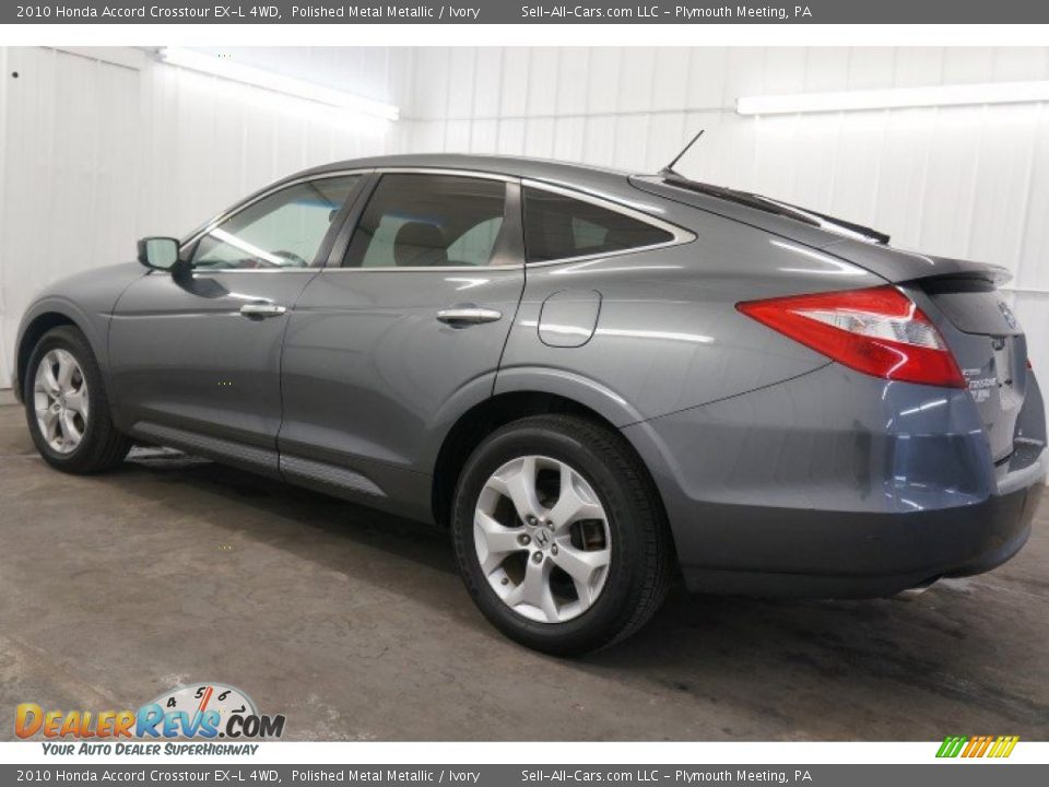 2010 Honda Accord Crosstour EX-L 4WD Polished Metal Metallic / Ivory Photo #19
