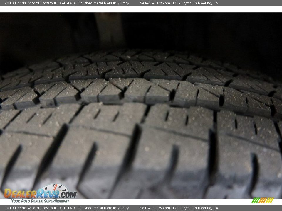 2010 Honda Accord Crosstour EX-L 4WD Polished Metal Metallic / Ivory Photo #27