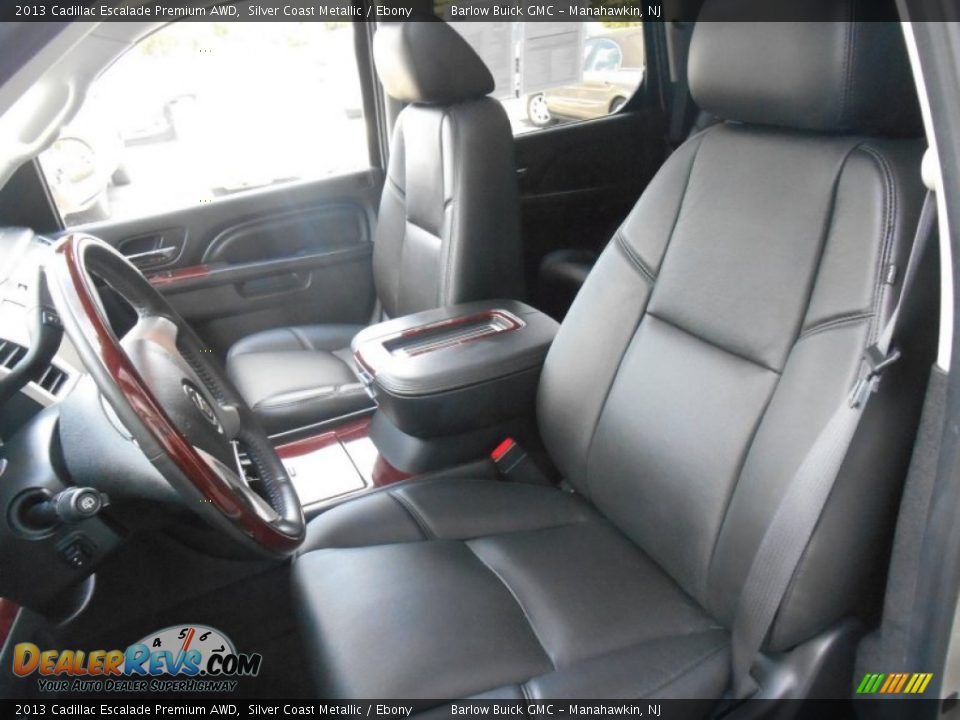 2013 Cadillac Escalade Premium AWD Silver Coast Metallic / Ebony Photo #18