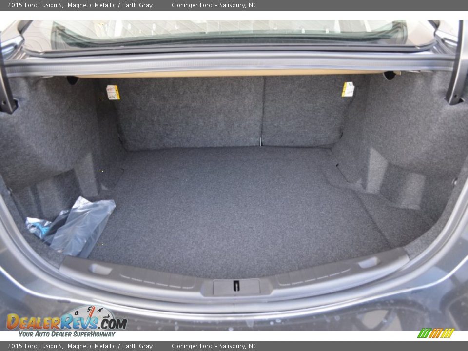 2015 Ford Fusion S Magnetic Metallic / Earth Gray Photo #9
