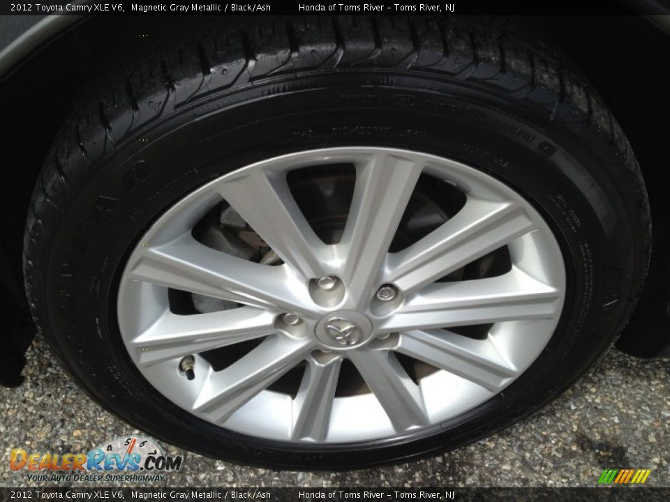 2012 Toyota Camry XLE V6 Magnetic Gray Metallic / Black/Ash Photo #3