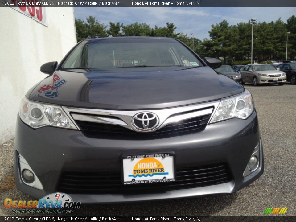 2012 Toyota Camry XLE V6 Magnetic Gray Metallic / Black/Ash Photo #4