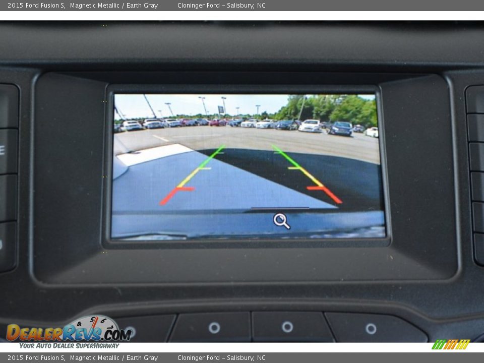 2015 Ford Fusion S Magnetic Metallic / Earth Gray Photo #13