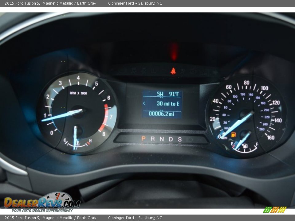 2015 Ford Fusion S Magnetic Metallic / Earth Gray Photo #20