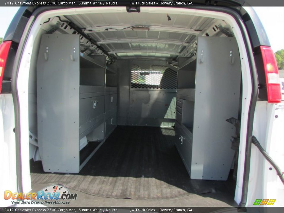2012 Chevrolet Express 2500 Cargo Van Summit White / Neutral Photo #9