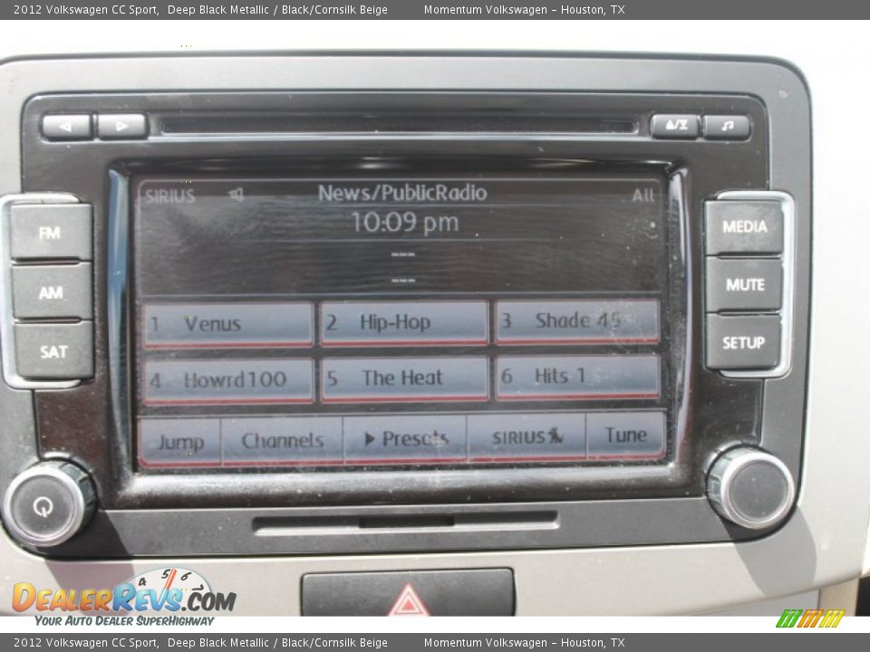 2012 Volkswagen CC Sport Deep Black Metallic / Black/Cornsilk Beige Photo #35