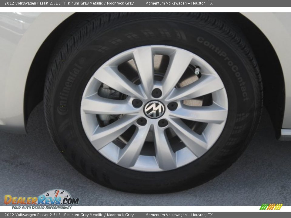 2012 Volkswagen Passat 2.5L S Platinum Gray Metallic / Moonrock Gray Photo #4