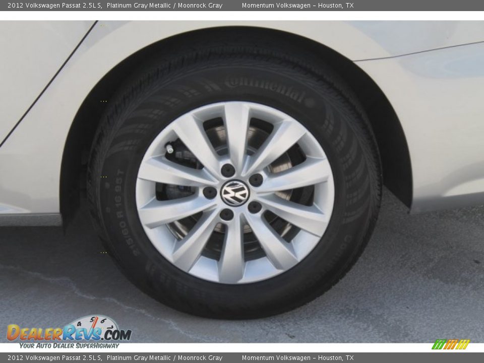 2012 Volkswagen Passat 2.5L S Platinum Gray Metallic / Moonrock Gray Photo #6