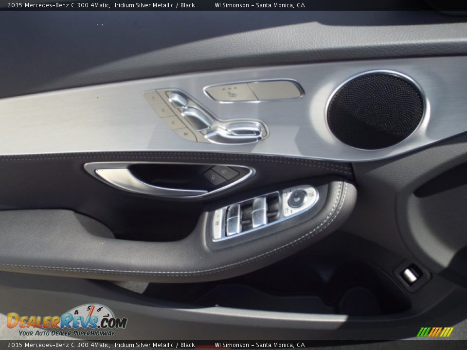 2015 Mercedes-Benz C 300 4Matic Iridium Silver Metallic / Black Photo #6
