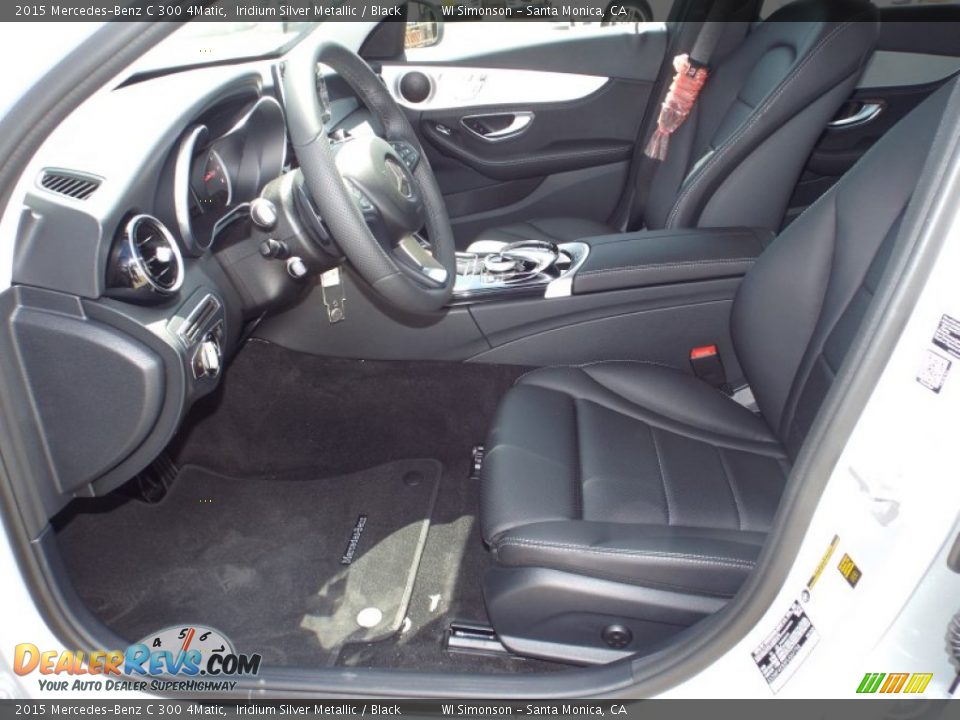2015 Mercedes-Benz C 300 4Matic Iridium Silver Metallic / Black Photo #7