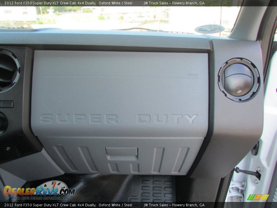 2012 Ford F350 Super Duty XLT Crew Cab 4x4 Dually Oxford White / Steel Photo #20