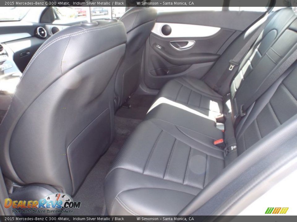 2015 Mercedes-Benz C 300 4Matic Iridium Silver Metallic / Black Photo #8