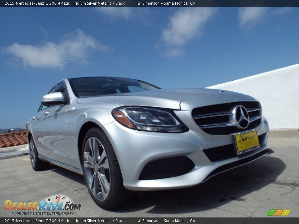 2015 Mercedes-Benz C 300 4Matic Iridium Silver Metallic / Black Photo #11