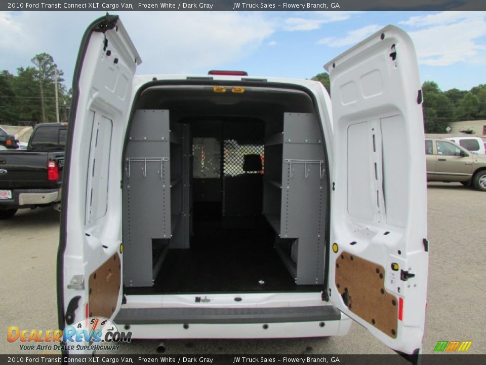 2010 Ford Transit Connect XLT Cargo Van Frozen White / Dark Gray Photo #9