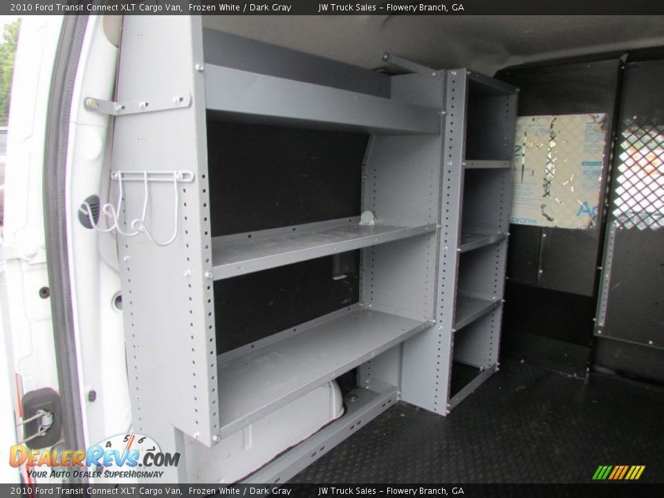 2010 Ford Transit Connect XLT Cargo Van Frozen White / Dark Gray Photo #12