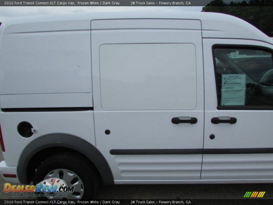 2010 Ford Transit Connect XLT Cargo Van Frozen White / Dark Gray Photo #13
