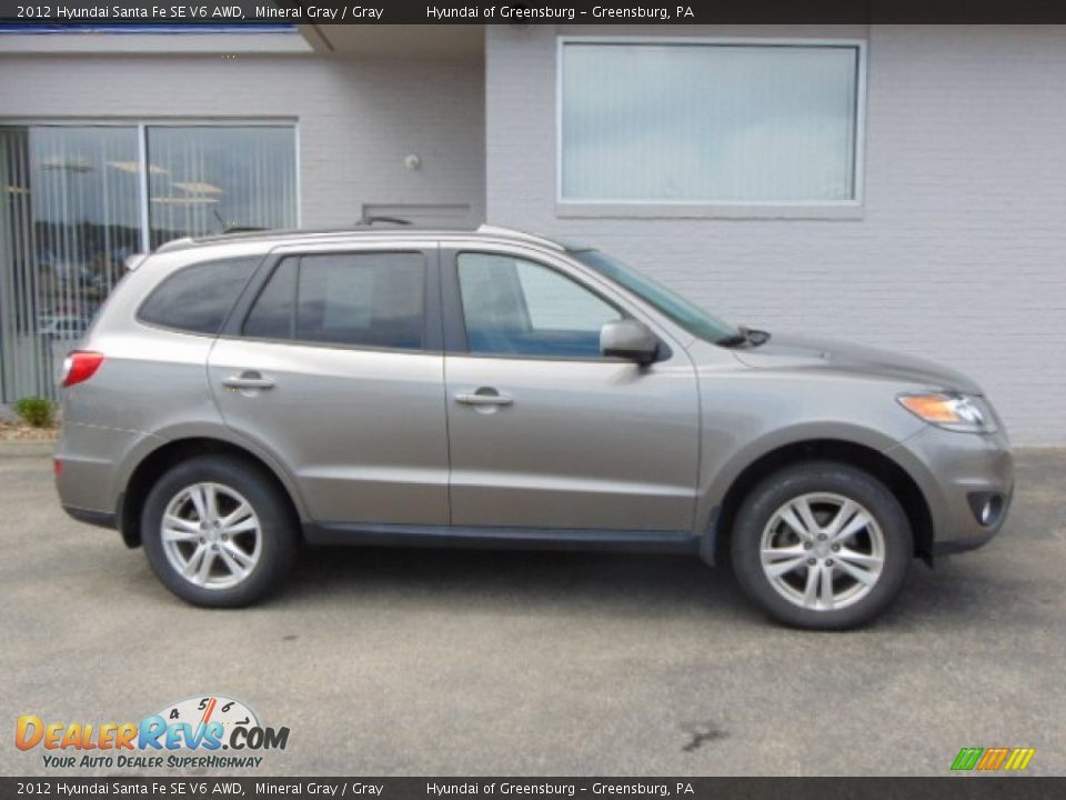 2012 Hyundai Santa Fe SE V6 AWD Mineral Gray / Gray Photo #2