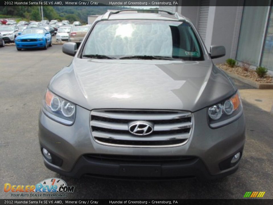 2012 Hyundai Santa Fe SE V6 AWD Mineral Gray / Gray Photo #5