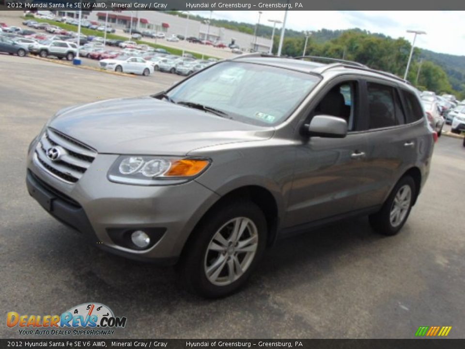 2012 Hyundai Santa Fe SE V6 AWD Mineral Gray / Gray Photo #6