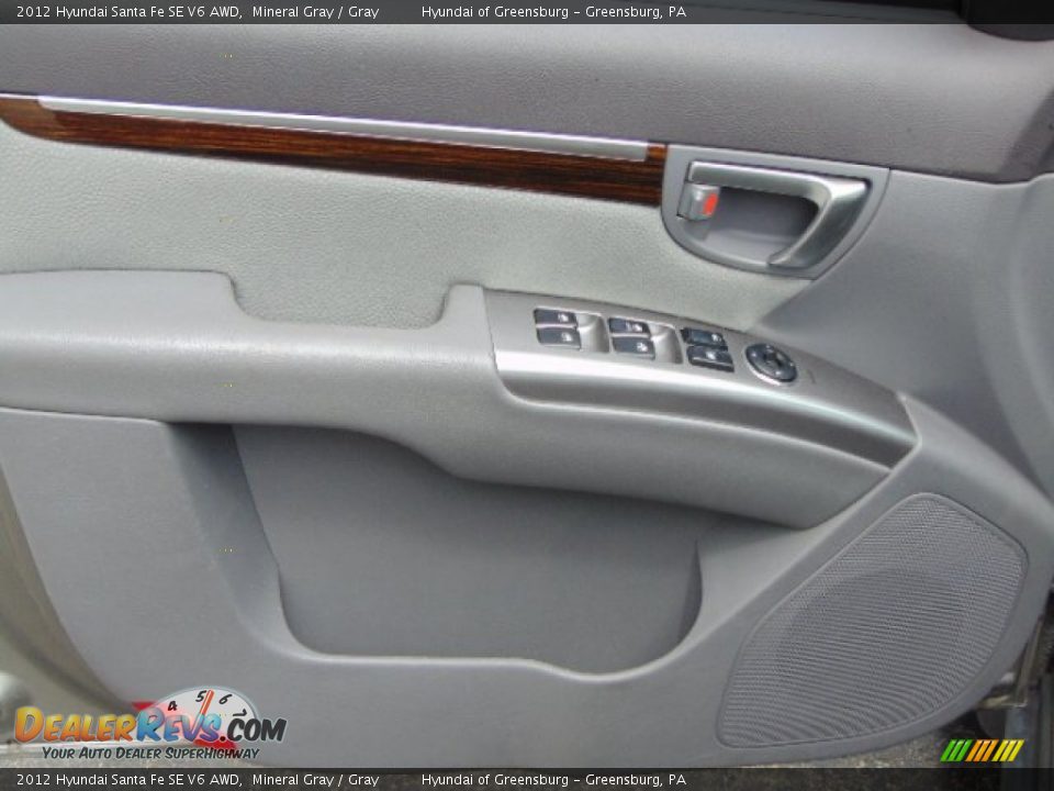 2012 Hyundai Santa Fe SE V6 AWD Mineral Gray / Gray Photo #14