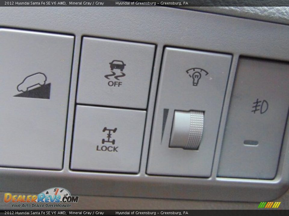 2012 Hyundai Santa Fe SE V6 AWD Mineral Gray / Gray Photo #15