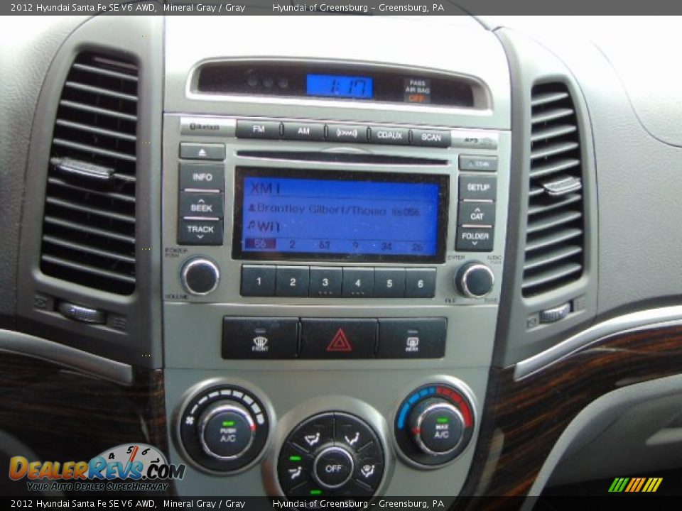 2012 Hyundai Santa Fe SE V6 AWD Mineral Gray / Gray Photo #16