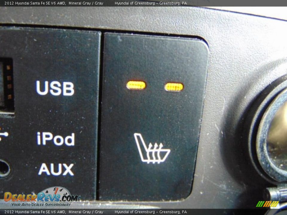 2012 Hyundai Santa Fe SE V6 AWD Mineral Gray / Gray Photo #18