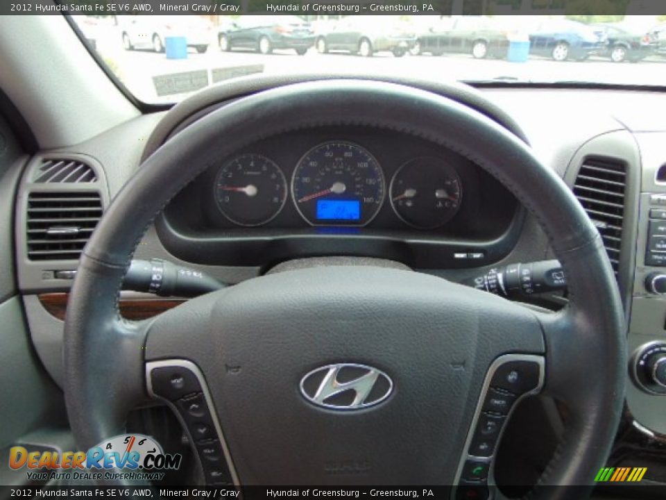 2012 Hyundai Santa Fe SE V6 AWD Mineral Gray / Gray Photo #19