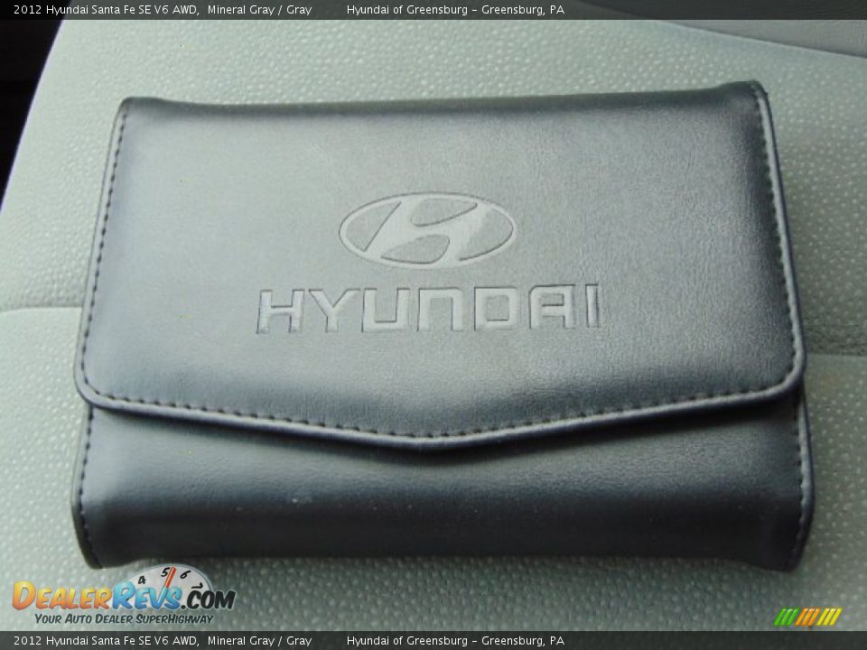 2012 Hyundai Santa Fe SE V6 AWD Mineral Gray / Gray Photo #22