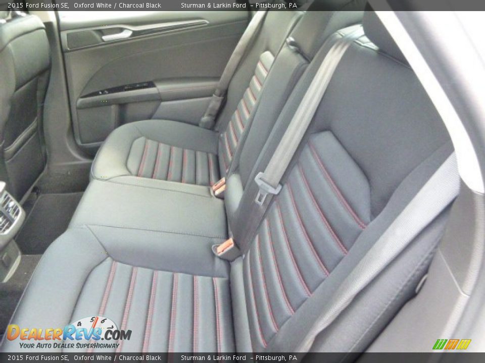 2015 Ford Fusion SE Oxford White / Charcoal Black Photo #9