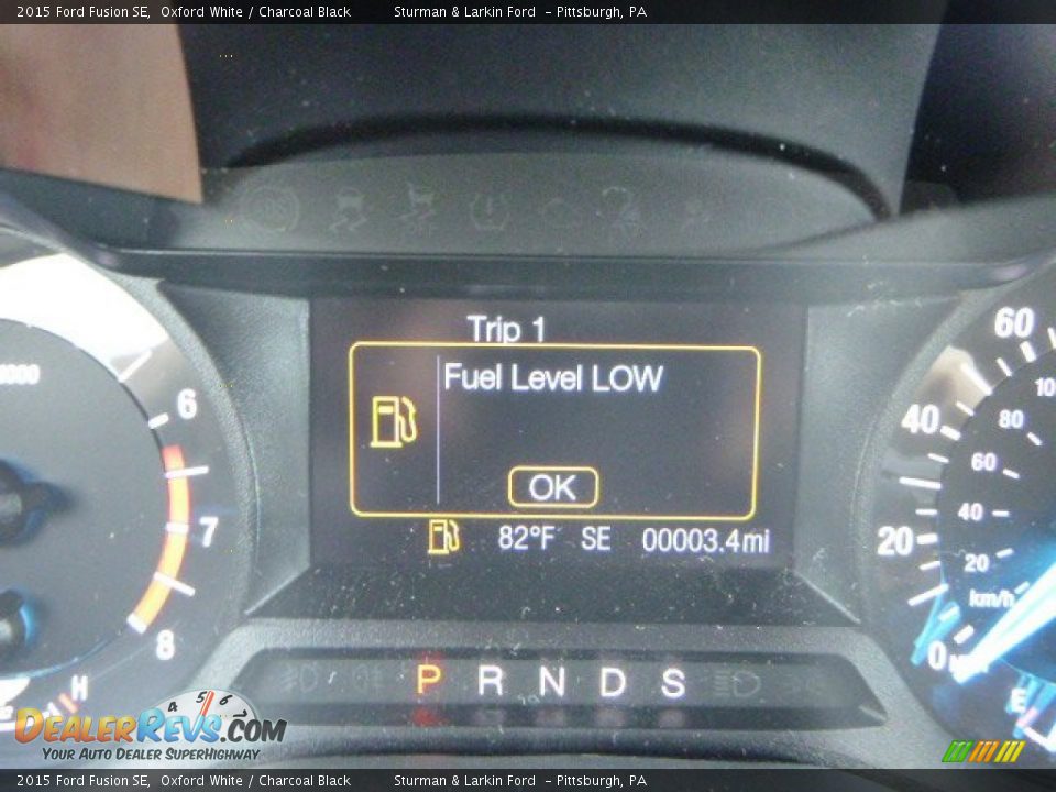 2015 Ford Fusion SE Oxford White / Charcoal Black Photo #14